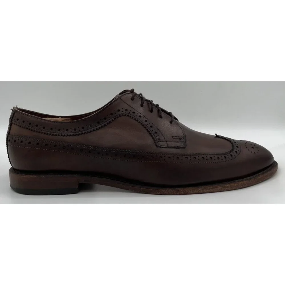 Allen Edmonds Men’s Size 12D McGregor Dark Brown Wingtip Derby Dress Shoes